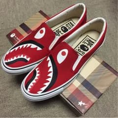 a bathing ape シャークスニーカーのサムネイル