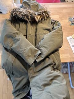 AIGLE オリーブ ダウンジャケット M - メルカリ
