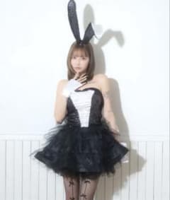 バニーガールコスチューム 黒と白　Sサイズのサムネイル