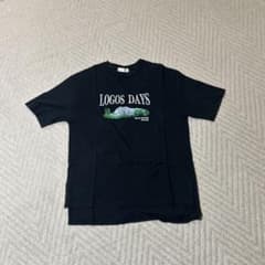 LOGOS ブラック Tシャツ Lサイズのサムネイル