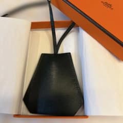 HERMÈS レザー クロシェットネックレス ⬜︎D刻印 マルジェラ期 