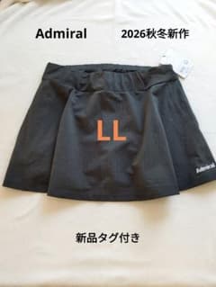 新品 2026秋冬 Admiral テニス スコート ブラック LL - メルカリ