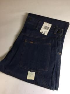 デッドストック USA製 80s KEY デニムパンツ サスペンダーボタン 