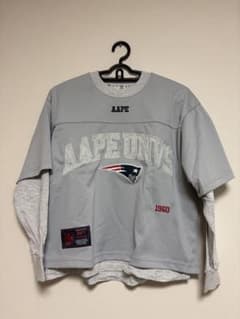 AAPE × NFL Patriots ロングスリーブTシャツ エイプ