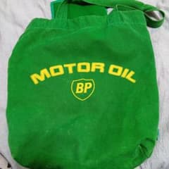 BP MOTOR OIL トートバッグ 緑のサムネイル