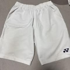 YONEX バドミントン ハーフパンツ ホワイト Sサイズのサムネイル