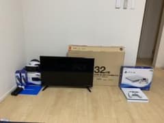 ps4、psVR テレビ32型セット psmove2本付きのサムネイル