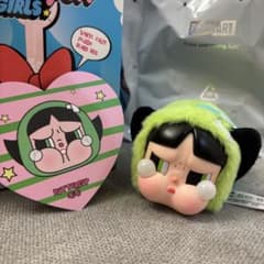 POPMART CRYBABY 파워 퍼프 걸스 버터 컵