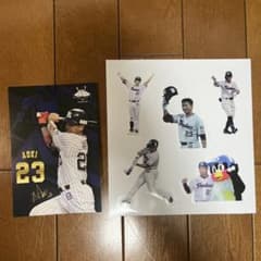 青木宣親 サイン入りカード & ステッカーセット 23のサムネイル