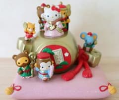 ◎レア　ハローキティ　小槌　七福神　vivitix 置物　縁起物　2003年◎ ◎レア ハローキティ 小槌 七福神 vivitix 置物 縁起物 2003年