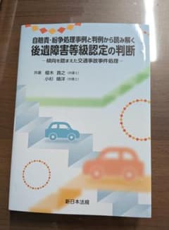 自賠責・紛争処理事例と判例から読み解く後遺障害等級認定の判断のサムネイル