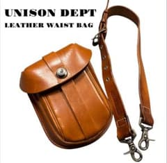 UNISON DEPT レザーウエストバッグ ユニゾンデプト ショルダー 本革