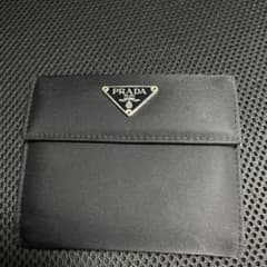 PRADA 二つ折り財布 ブラックのサムネイル