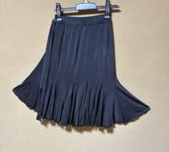 社交ダンス用 スカート 黒 Chacottのサムネイル