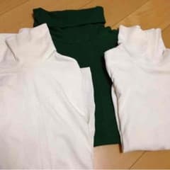 れ〜な★様専用 ユニクロ タートル☆ヒートテックのサムネイル