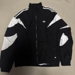 adidas ナイロンジャケット ブラック ホワイトのサムネイル