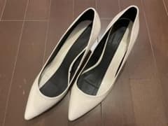パンプス　白エナメル　39のサムネイル