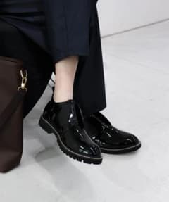 CTHY ENAMEL LEATHER RAIN SHOES RePLAYのサムネイル