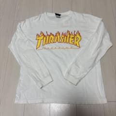 THRASHER 長袖Tシャツ ホワイト Mサイズのサムネイル