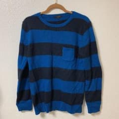 ボーダーニット セーター　薄手　チャオパニックのサムネイル