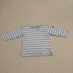 petit main ボーダー長袖Tシャツ 90cmのサムネイル