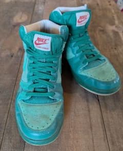 NIKE COURT FORCE ハイカットスニーカー グリーンのサムネイル