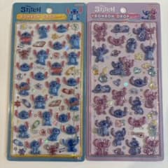 【正規品】 スティッチ&エンジェル ボンボンドロップシール　2枚セットのサムネイル