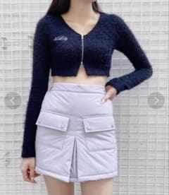 lil lilly ダウンミニキュロット　ブルーのサムネイル