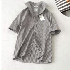 マディソンブルー タグ付✨RELAXED FITショートスリーブストライプ 