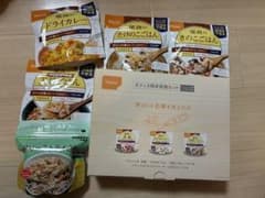 オフィス用非常食2セット➕非常食22袋(5種類)のサムネイル