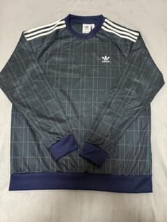 adidas Originals チェック柄 長袖トップス 3本ラインのサムネイル