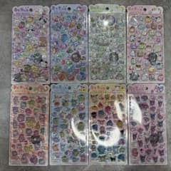 【正規品】サンリオ等うるちゅるPOPシール 8枚まとめ売りセットのサムネイル