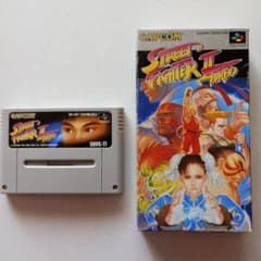 슈퍼 패밀리 소프트웨어 CAPCOM 스트리트 파이터 II 터보 상자 포함