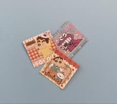 크레용 신짱 초코비 스티커 3장 세트 * 레어 있음