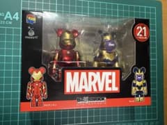 BE @ RBRICK - 베어 브릭 - 100 % 21. 아이언 맨 & 사노스