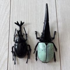 かぶとむし フィギュア 2点