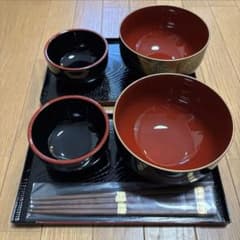 讃岐漆器の膳正方形5枚セット | Shop at Mercari from Japan! | Buyee