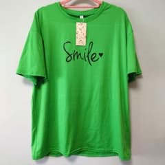 グリーン 2XL Smile Tシャツのサムネイル