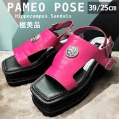 PAMEO POSE パメオ サンダル 厚底 Hippocampus 39/25 - メルカリ