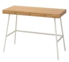 受渡し　IKEA リルオーセン　竹材　デスク　サイドテーブル 受渡し IKEA リルオーセン 竹材 デスク サイドテーブル - メルカリ