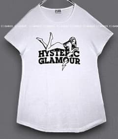 ヒステリックグラマー ヒスガール リンガーTシャツ 半袖 ホワイト ヒステリックグラマー ヒスガール Tシャツ 半袖カットソー ホワイト