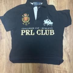 90s ラルフローレン ポロシャツPRL CLUB ビックポニー 3日坊主着用