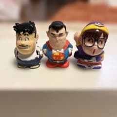 Dr.スランプ アラレちゃん 則巻千兵衛 すっぱマン 指人形 昭和レトロ