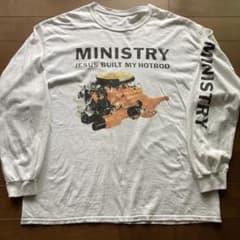 袖プリ MINISTRY ビンテージバンドTシャツ ミニストリー マリン 
