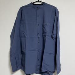 GLOBAL WORK ネイビー 長袖シャツ Mのサムネイル