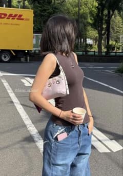 hieta ショルダーバッグ ピンクのサムネイル