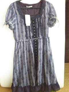 axes femme ワンピース レース×時計ストライプチュニックのサムネイル