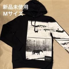カルバンクライン ジーンズ 新品 アンディ プリント フーディ(ブラック 