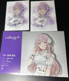 millsage 和泉朋花 箔押しサインカード ノーマル、ポストカード3点セットのサムネイル