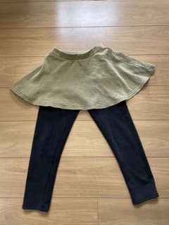 スカッツ　パンツスカート　カーキ、黒　130のサムネイル